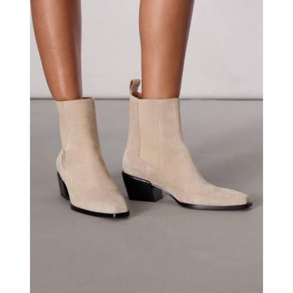 New Rag & Bone Joni Suede Chelsea Boots Sz 8